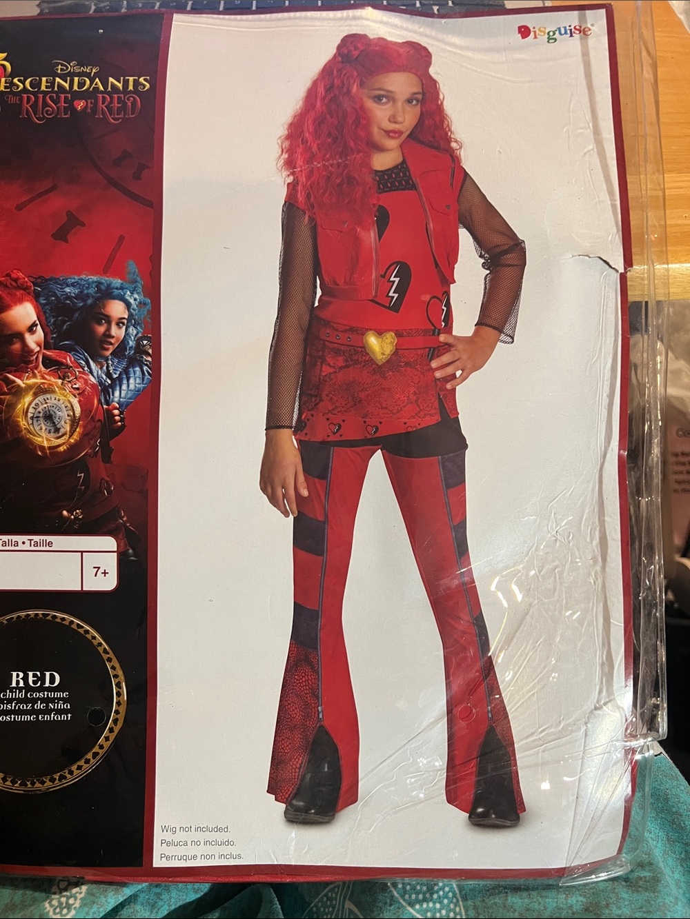 Disney Red and Black 'Red' Costume from Descendants. 7-8